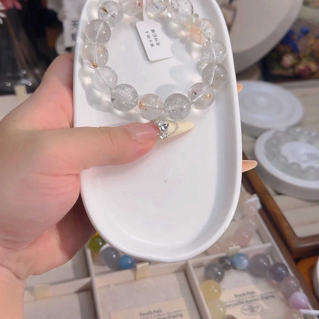 水晶手链合金天然水晶