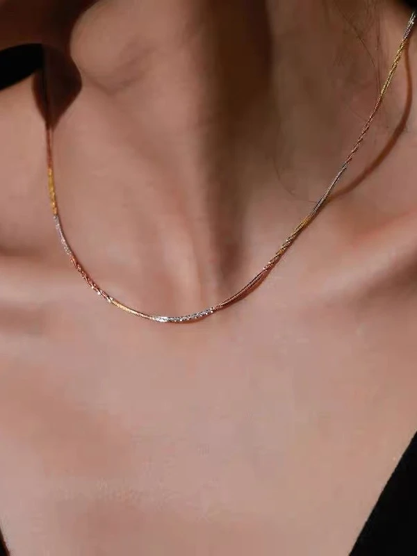 链子925银 【晚霞】波光粼粼满天星时尚百搭简约气质轻奢项链手链