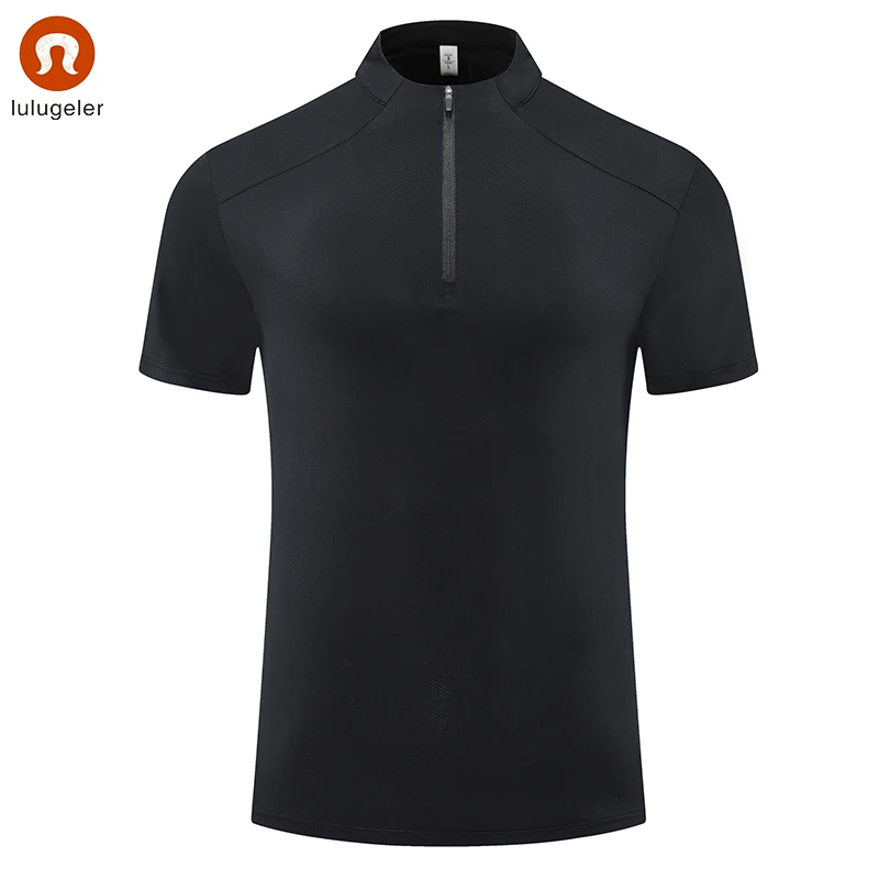 Lulugeler正品夏季户外运动高级感polo衫短袖T恤冰丝凉感时尚休闲