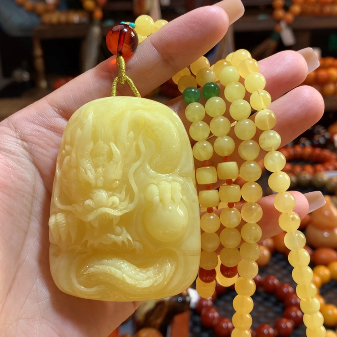 【闪购商品】蜜蜡吊坠(赠链)未镶嵌蜜蜡吊坠