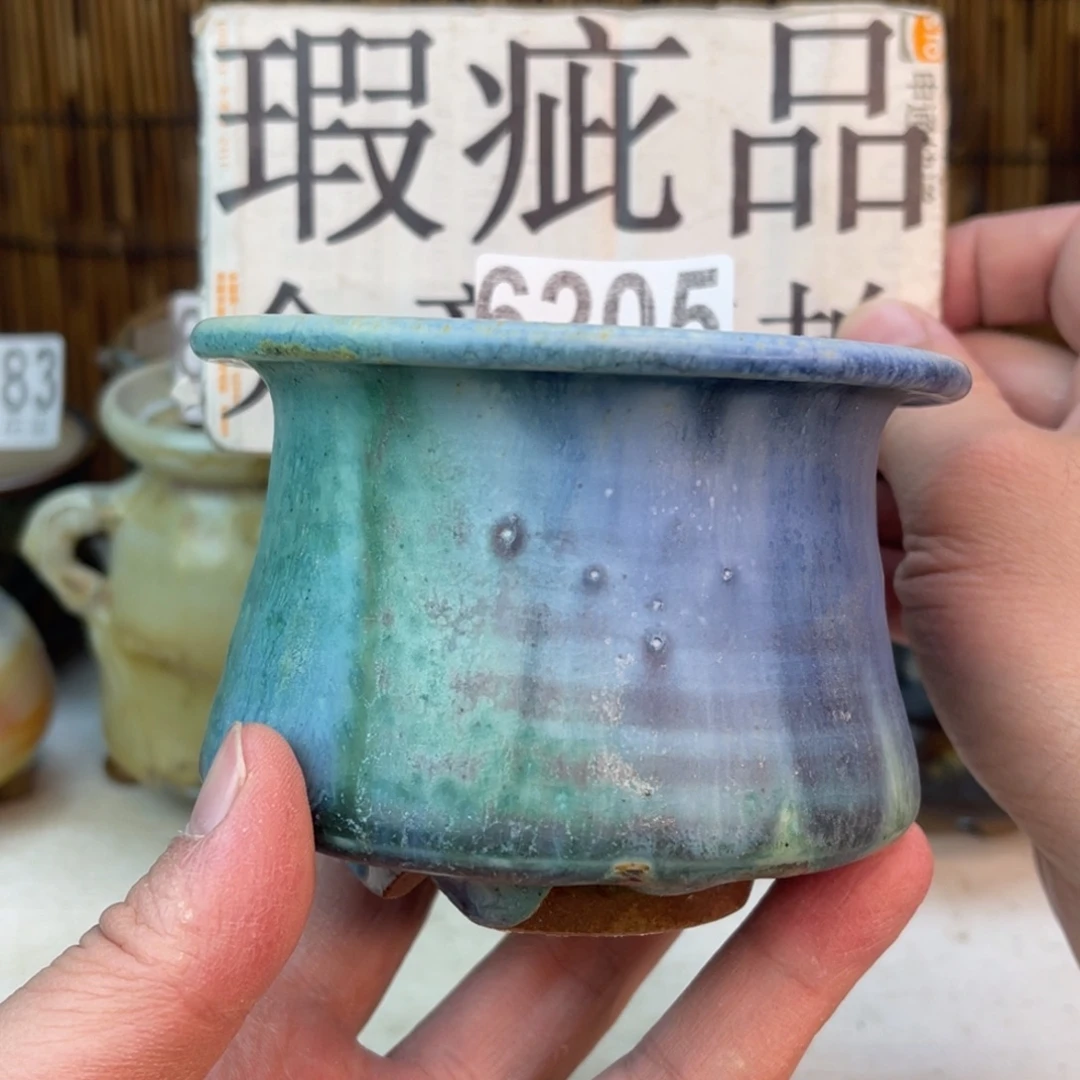 手工花盆默认瑕疵完美者勿拍