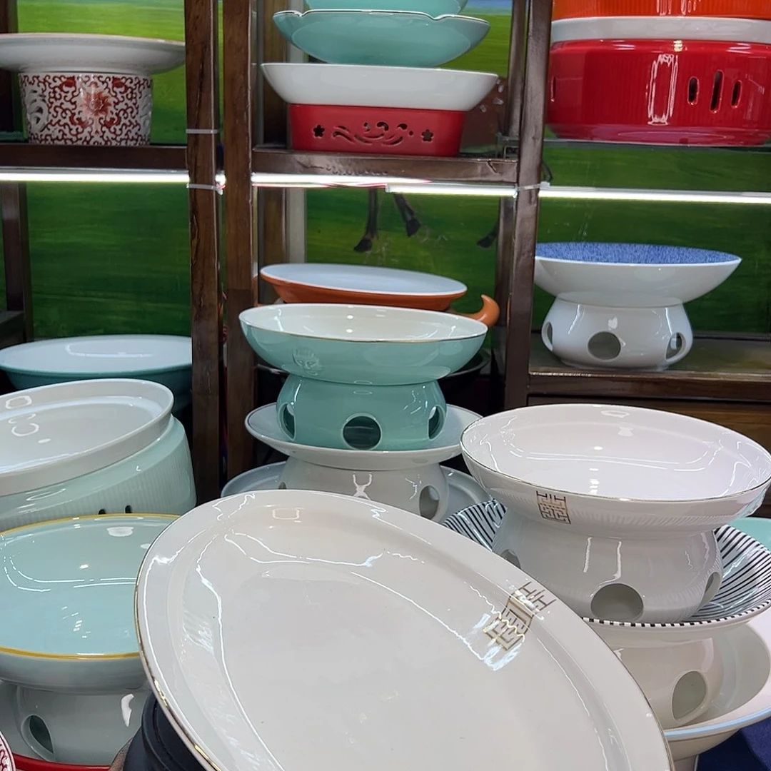 陶瓷单独14英寸鱼盘