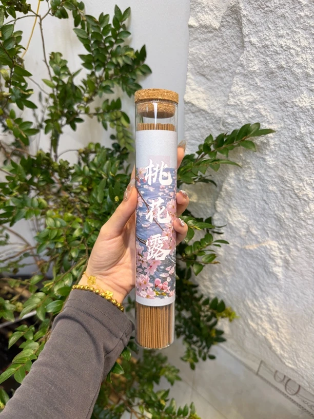 【粉色桃花】桃花露线香100G花香桃花香茉莉花梅花香