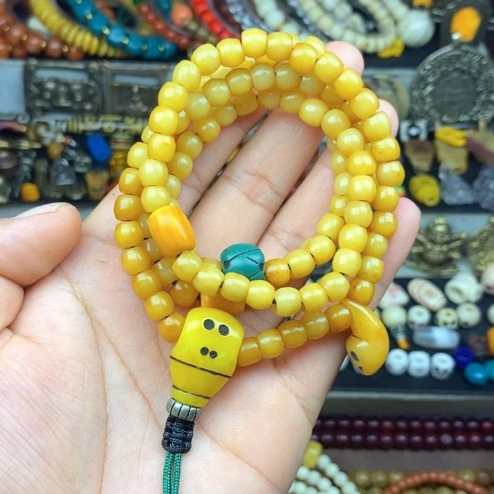 田***师羊羔毛念珠售出手持