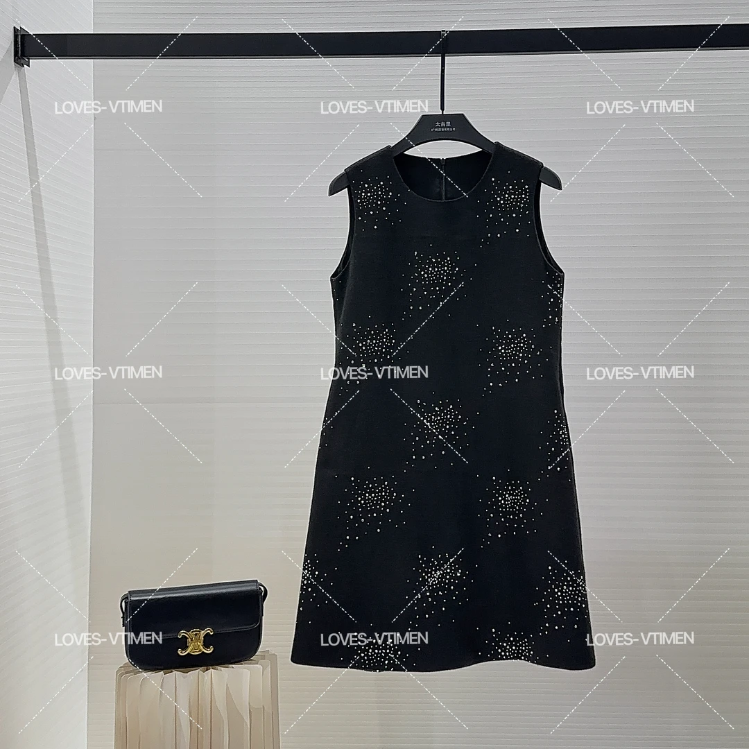 【薇薇专属】赫本风短袖显瘦气质法式时尚长款连衣裙LOVES-A1622