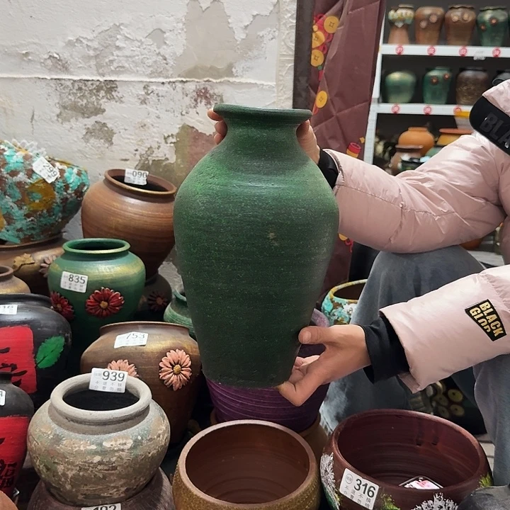 绿色美人瓶100高度30外口10