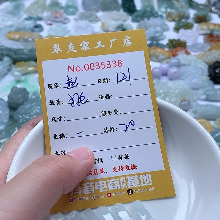 赵***姐翡翠未镶嵌颈饰111