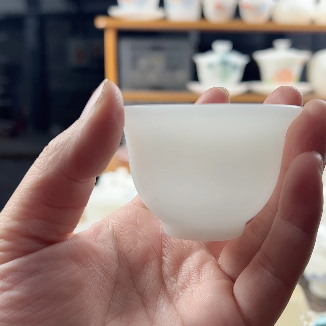 梅***茶素烧璞玉反口杯60ml4个