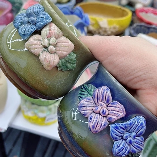 红陶多肉绿植陶瓷花盆