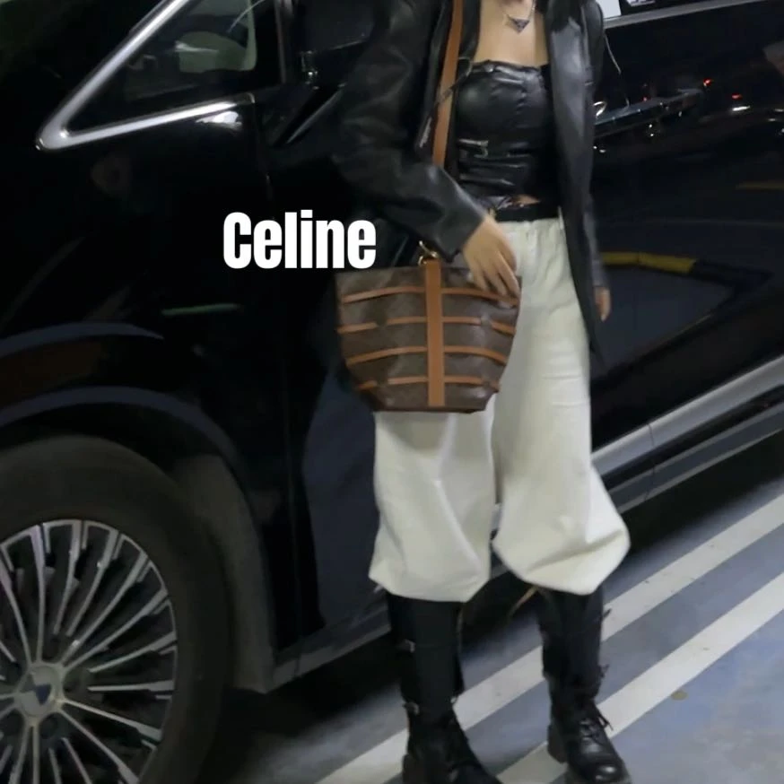 修复品8613701/ Celine /思琳三文鱼水桶包配皮换新