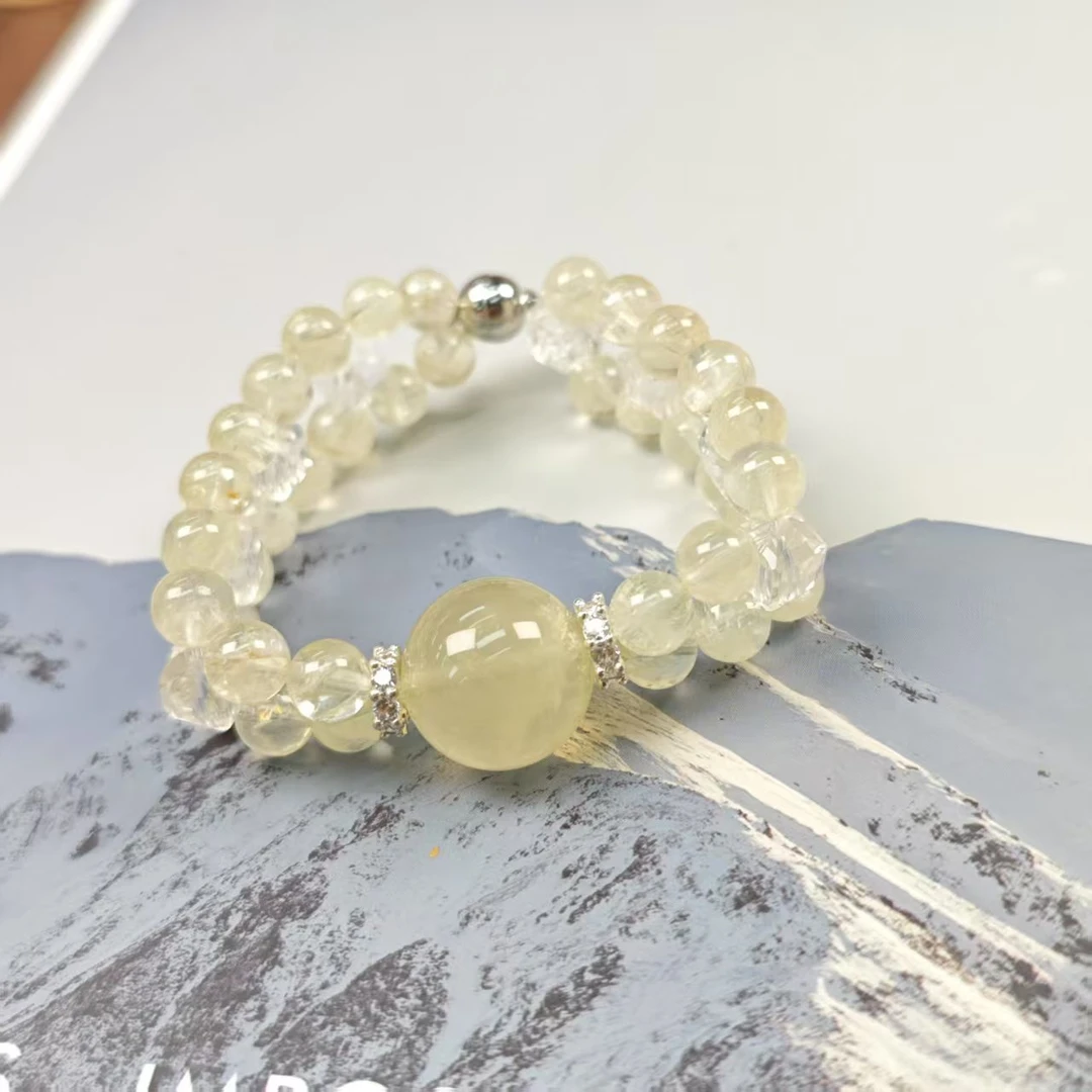 【肥波】黄水晶编织手链6/17(多样发其一) YX102