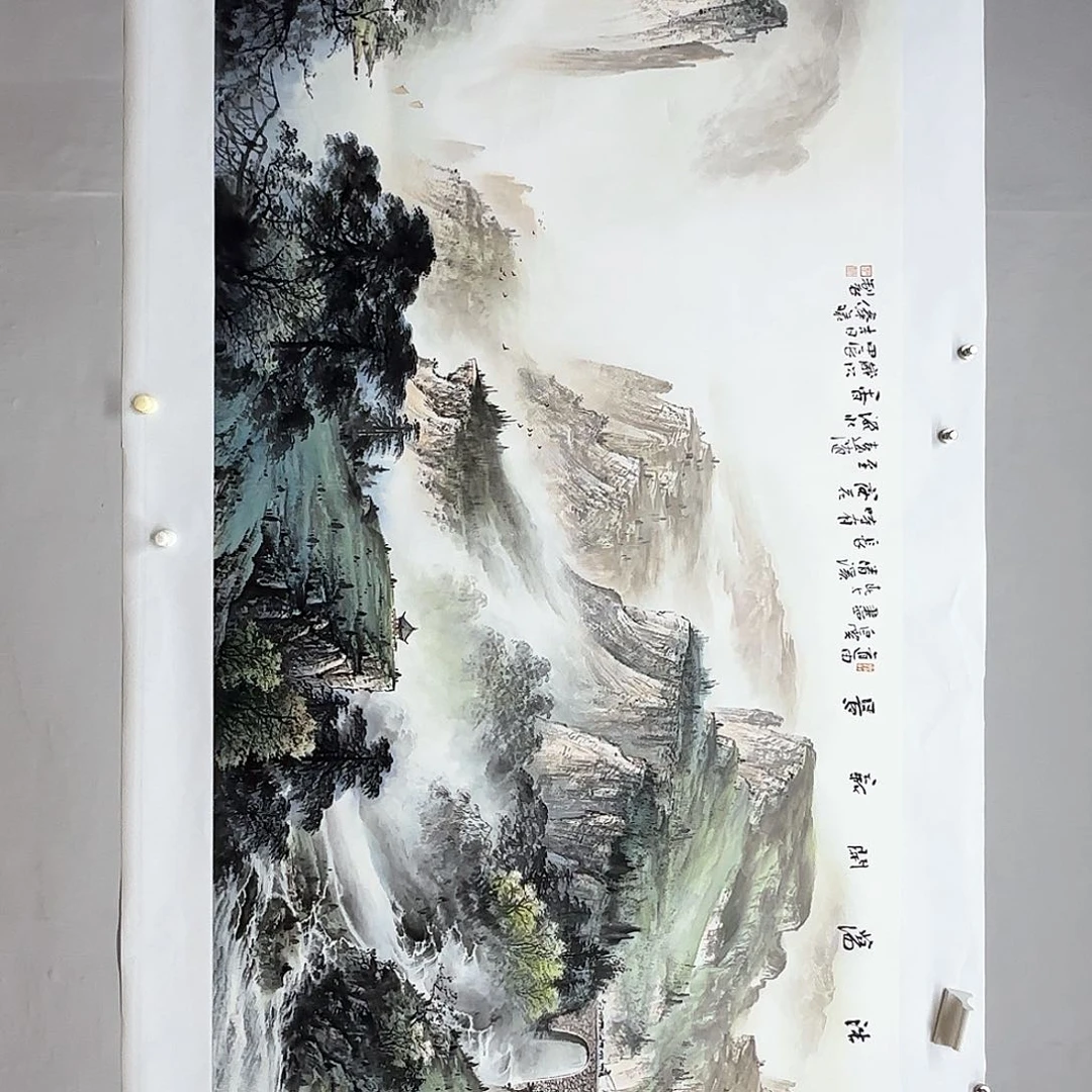 国画深*山黎俸禄黎俸禄