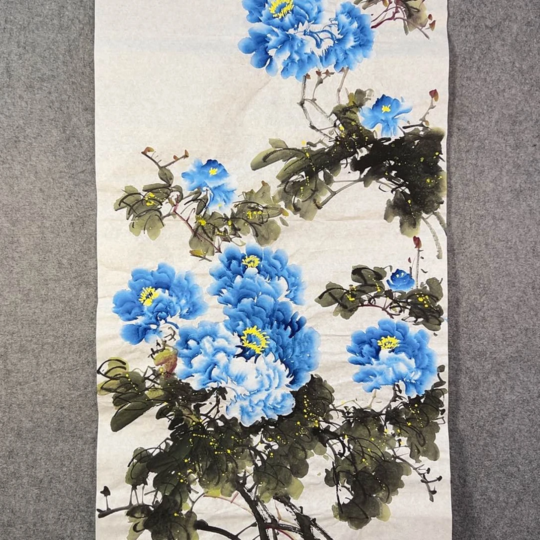 国画063 牡丹花等花开时节也可用