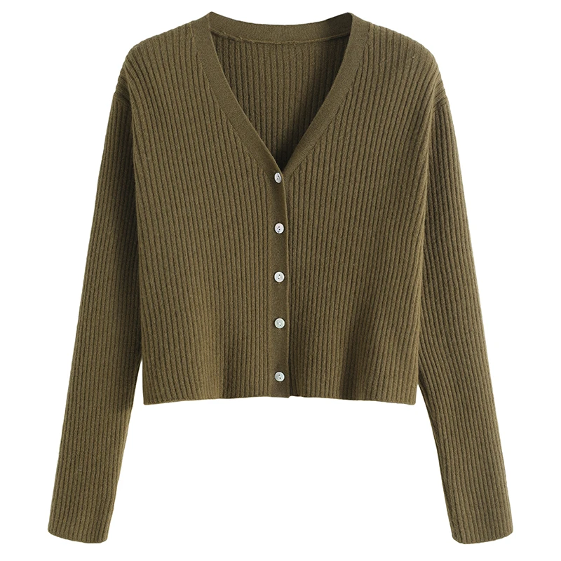 【超好穿的绵羊毛小外衫】2025秋冬长袖纯色针织开衫1331440WM