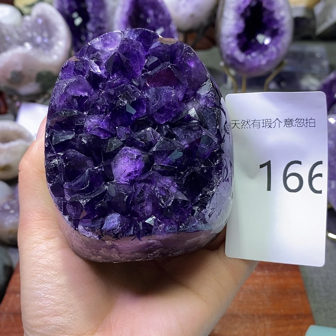 珠宝半成品紫晶未镶嵌