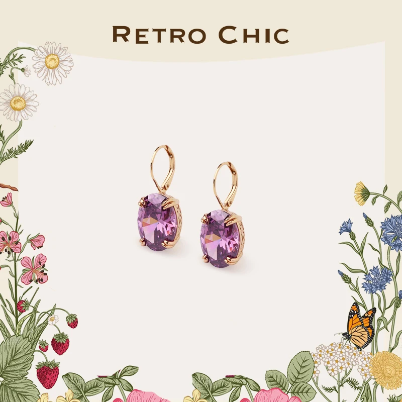 铜合金耳饰 RC RETRO CHIC 意大利复古时尚首饰 香水葡萄耳环