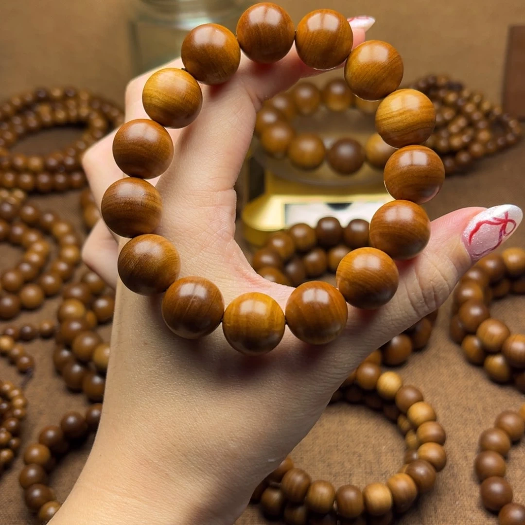 檀香木印度老山檀香1.5圆珠