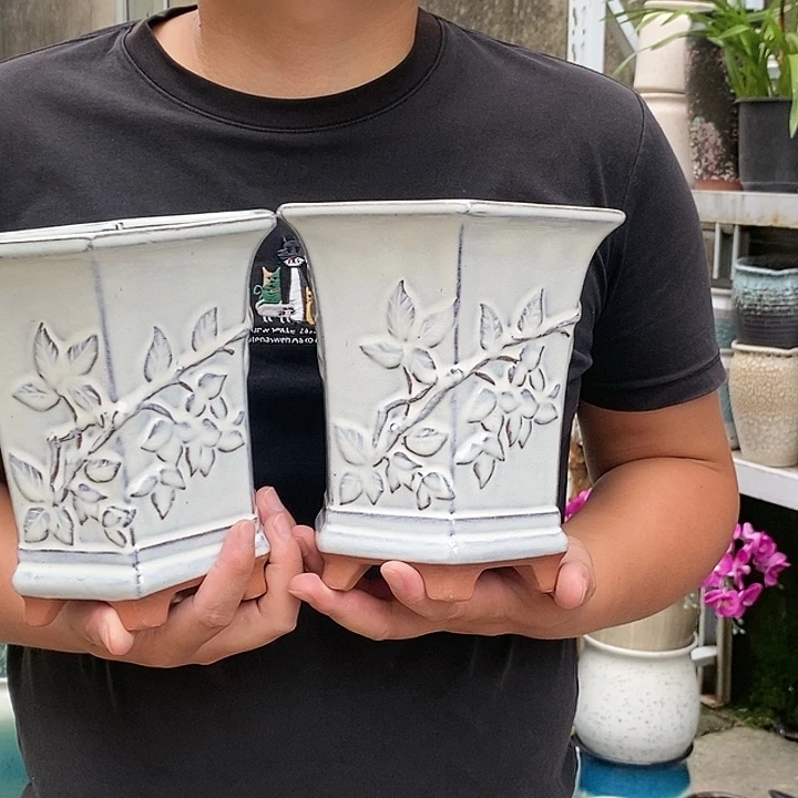 紫砂花盆口17高20福利