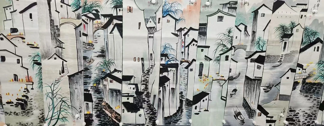 【优斯特】精品十二条屏装饰画通用链接