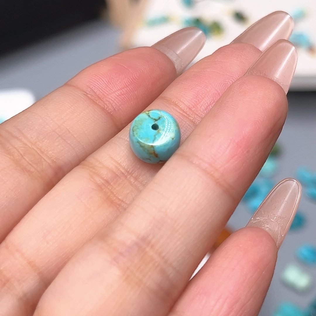 未镶嵌绿松石珠宝半成品
