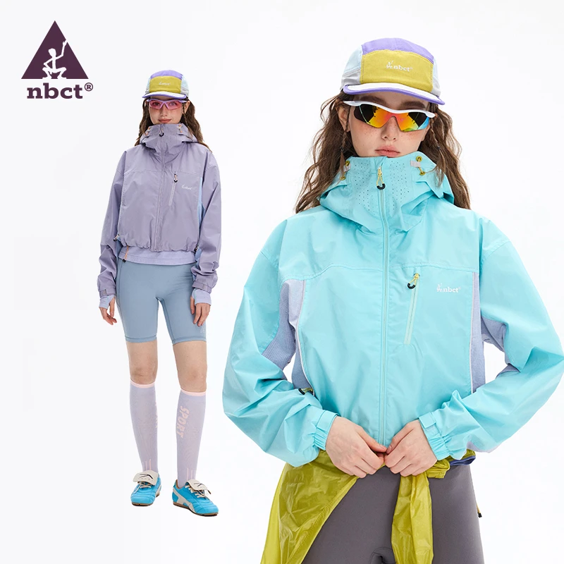 NBCT山系户外休闲运动软壳女款短款夹克外套春秋徒步外套0011