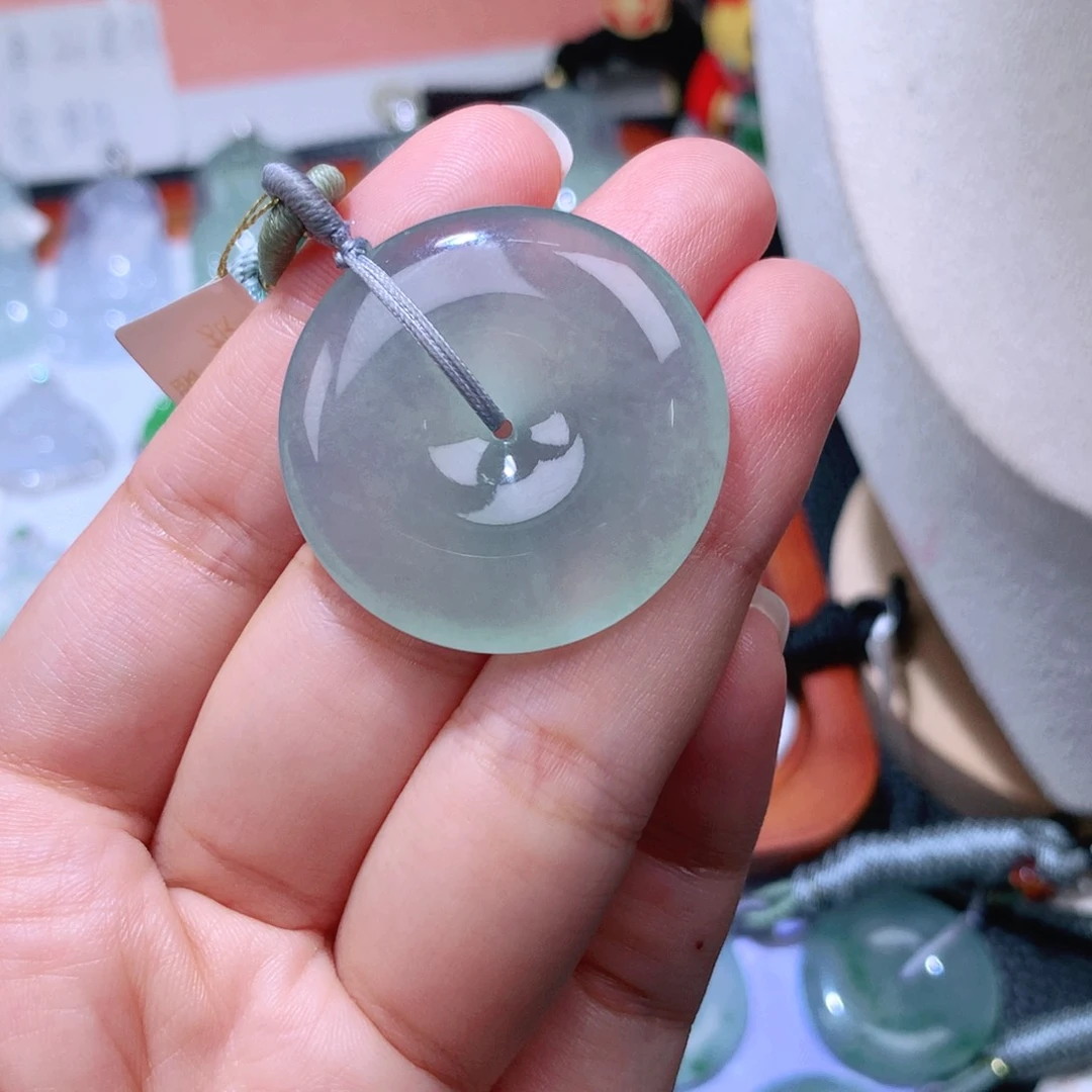 颈饰未镶嵌翡翠扣子34*6