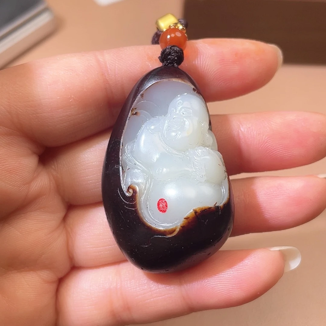 和田玉颈饰未镶嵌A7 