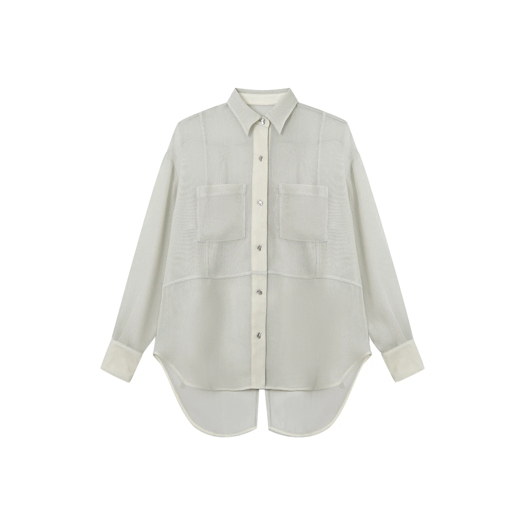 LEVIN LOVE 设计师款潮流女款衬衫 A016NYS060