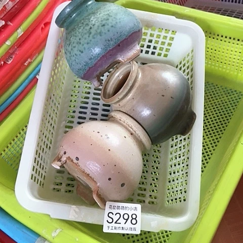 紫砂花盆298微瑕品口径5到5.5左右