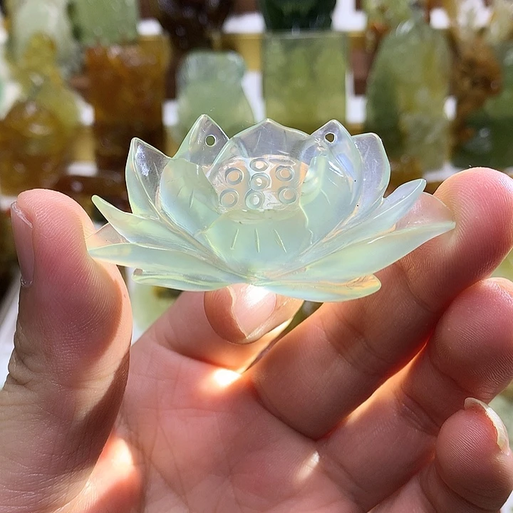 蛇纹石玉未镶嵌珠宝半成品