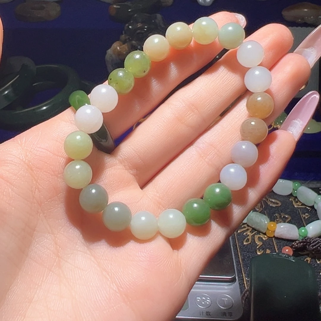 和田玉（糖玉）未镶嵌手链