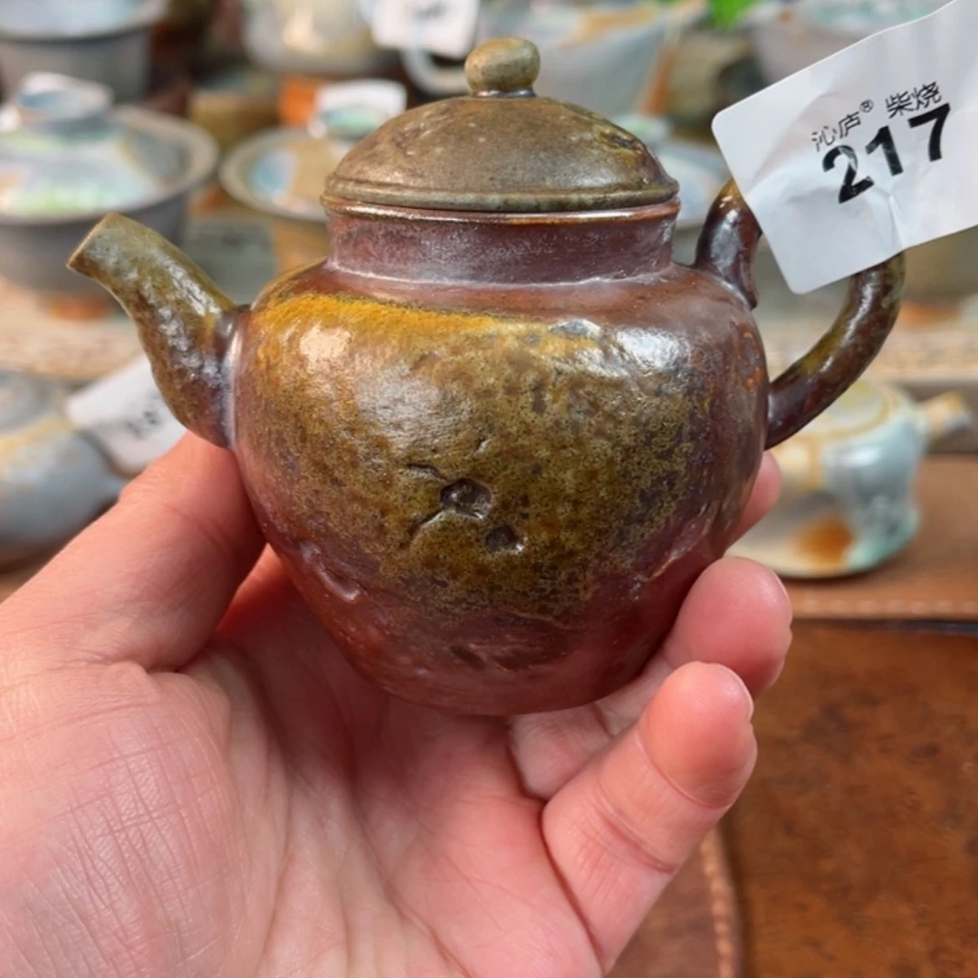 【闪购商品】沁庐柴窑古法柴烧手工茶具