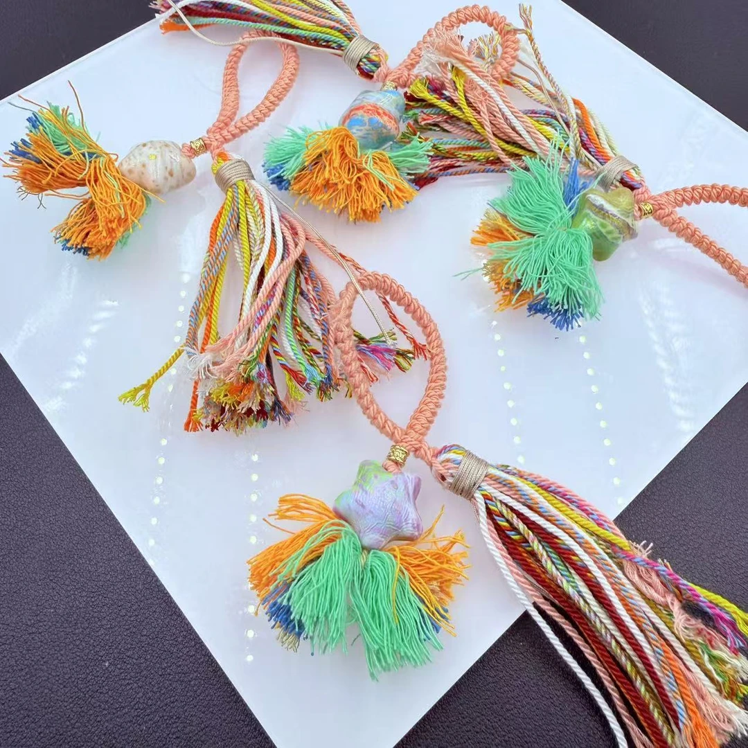 「戴琴珠宝」FR5697-大漆流体星星挂件（多样性发其一）