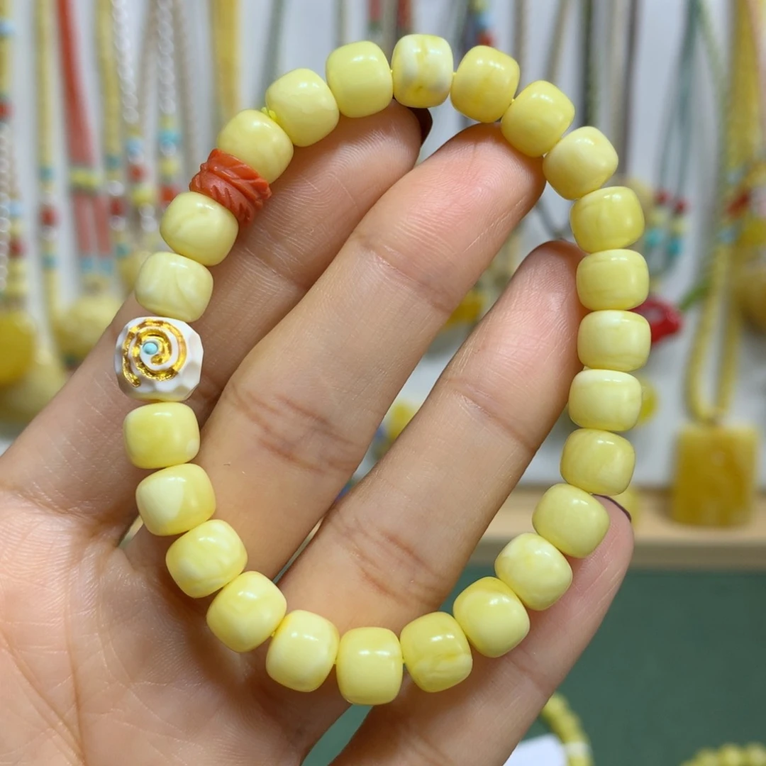 琥珀手链未镶嵌习*8mm尺寸