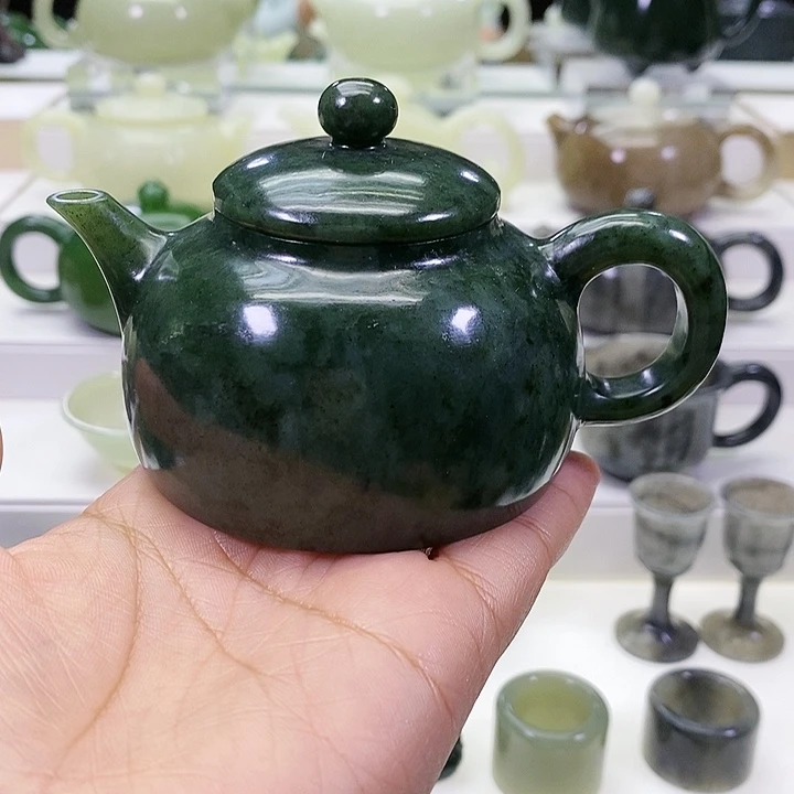 未镶嵌和田玉挂件茶壶