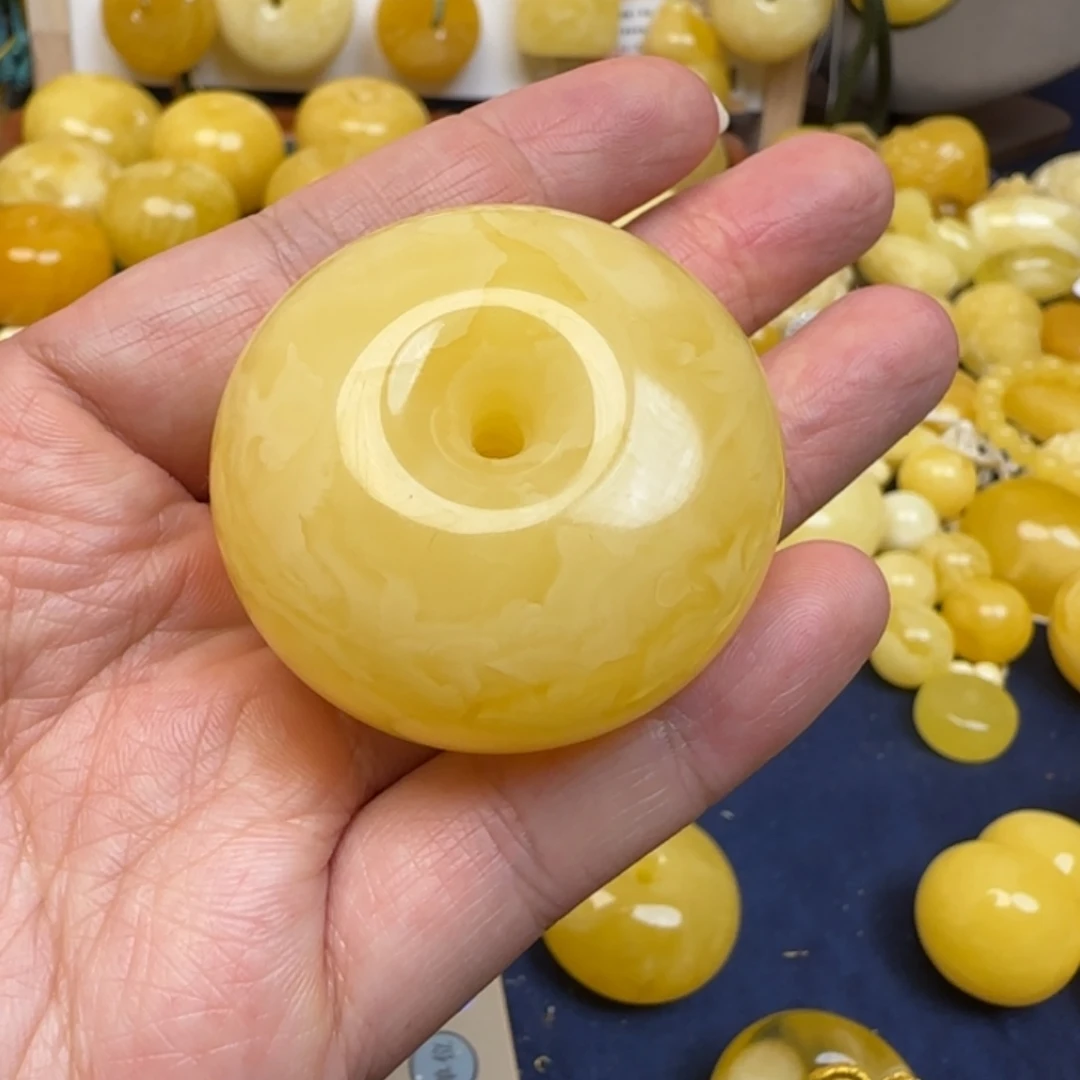 蜜蜡未镶嵌颈饰天然蜜蜡