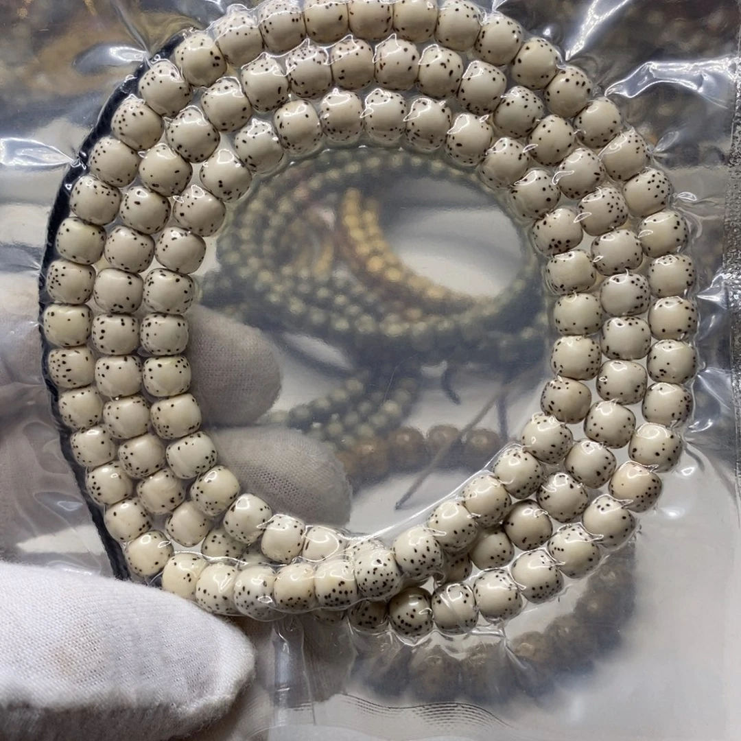 星月菩提手串星月菩提8x7原生态大留白