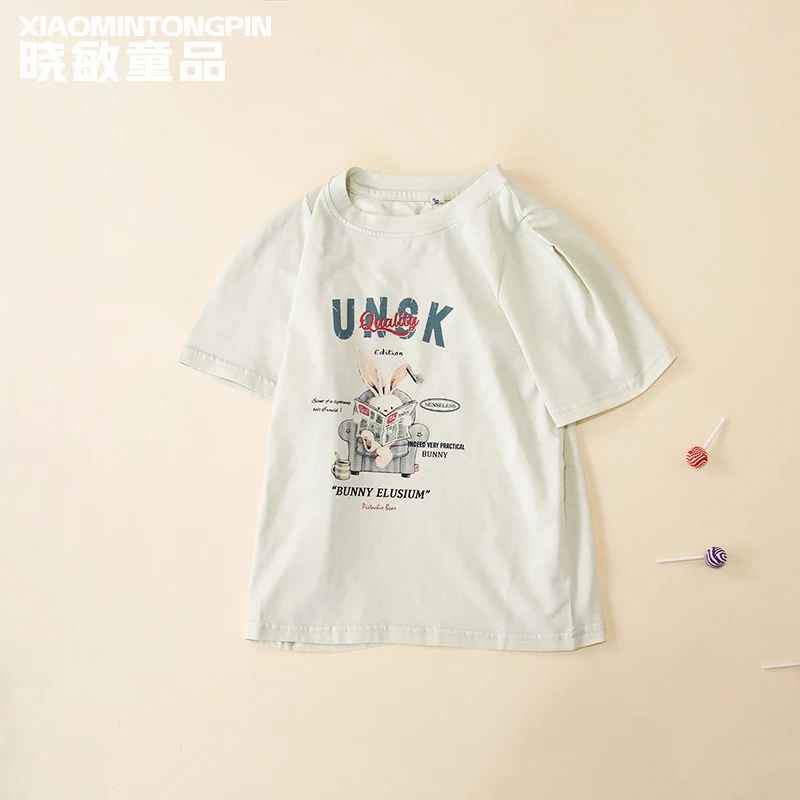 沙发兔印花T恤3C4616