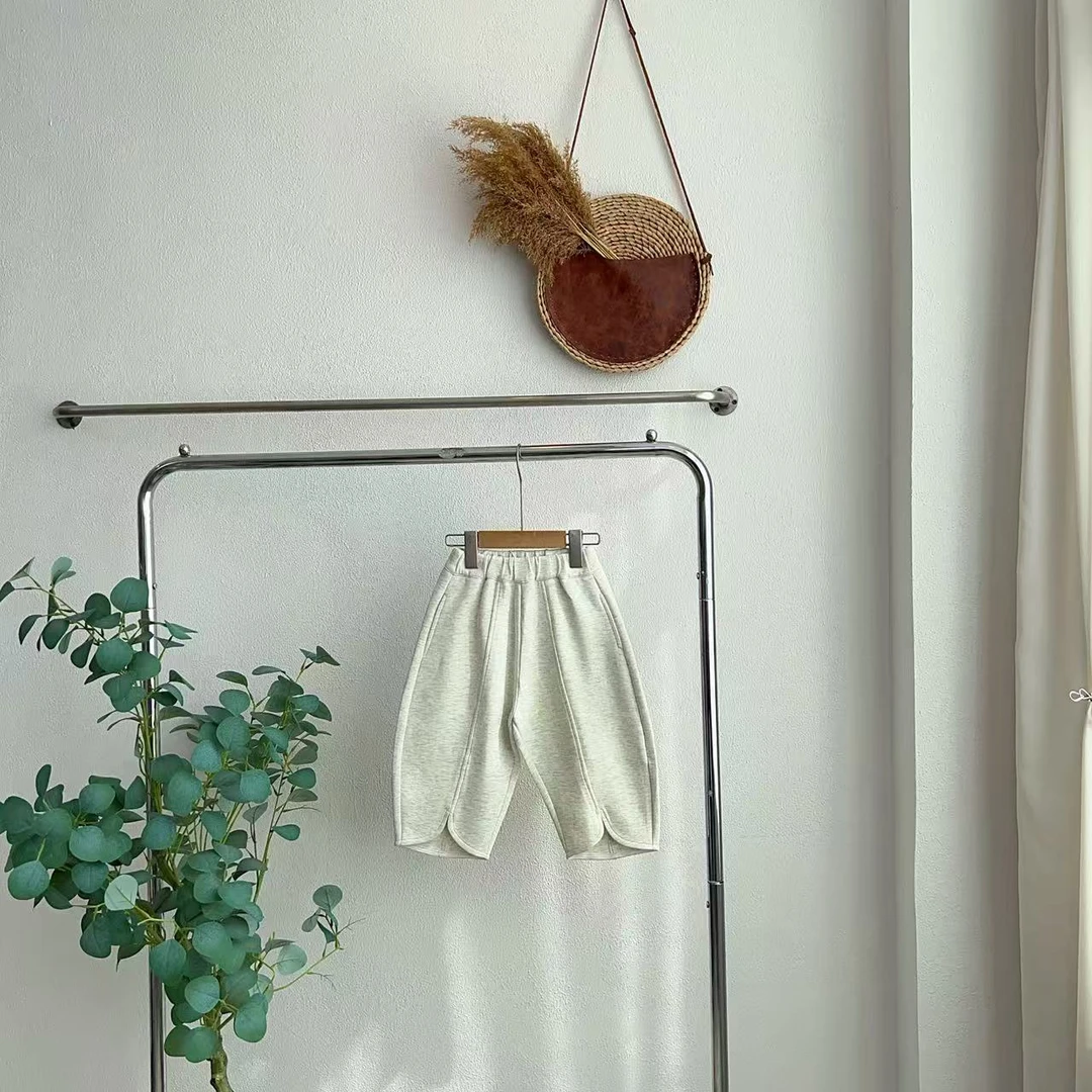 8077雅浅灰休闲长裤