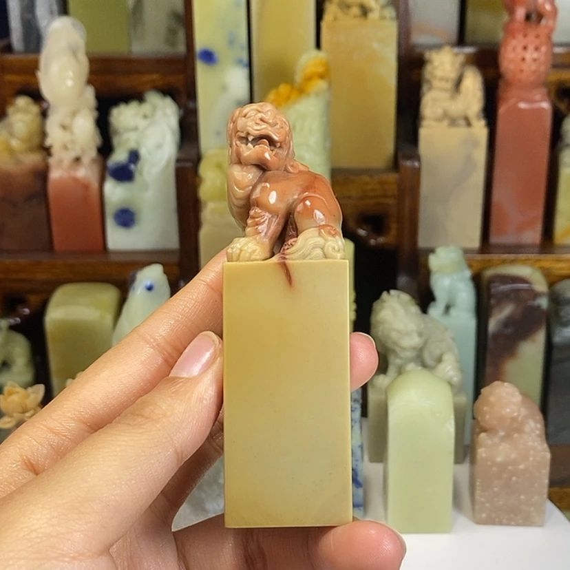 【闪购商品】青田石印石半**人