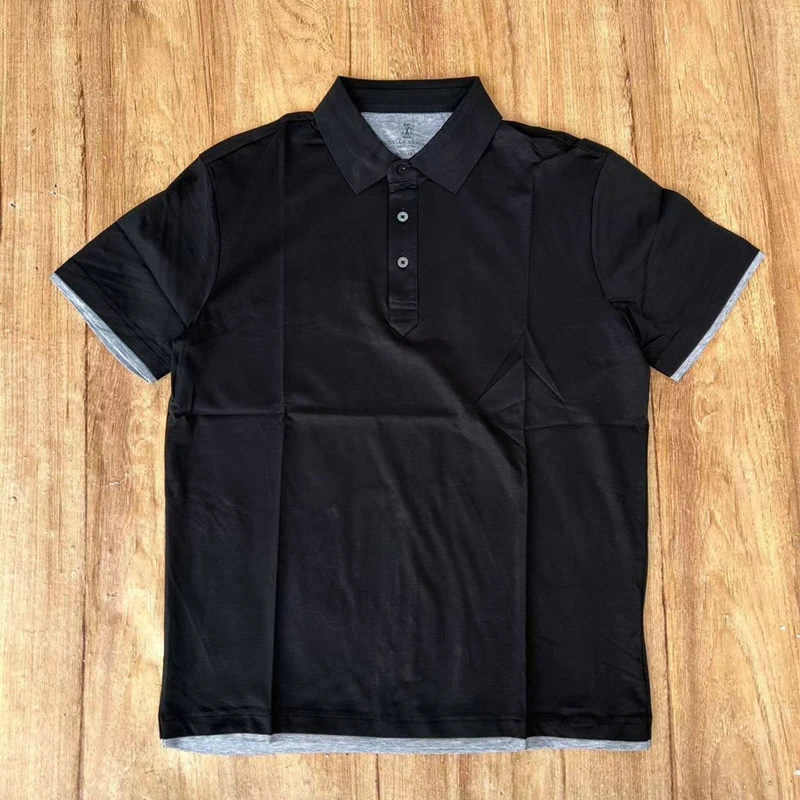 342-BC丝光棉翻领polo衫，160支丝光棉，凉感，天花板面料