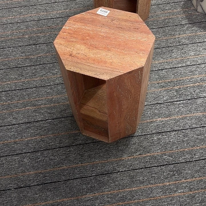 石材6970红洞石八角