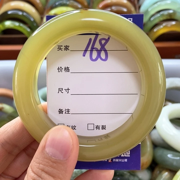 蛇纹石玉未镶嵌手镯C***佳