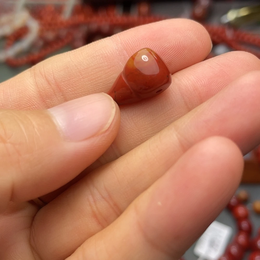 南红玛瑙单珠未镶嵌10