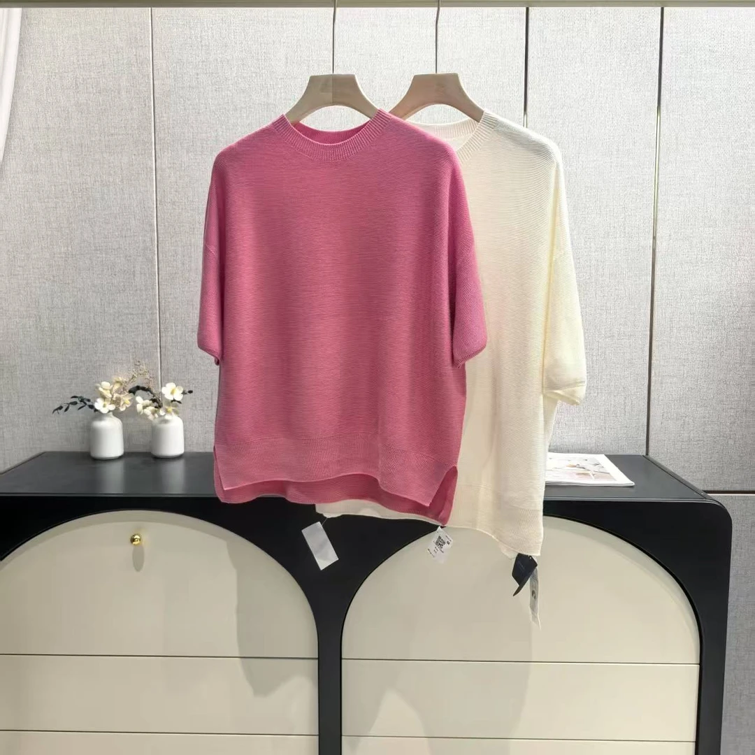 E-22【春意盎然】扬子纱zhi禾60支otw精纺羊毛短袖