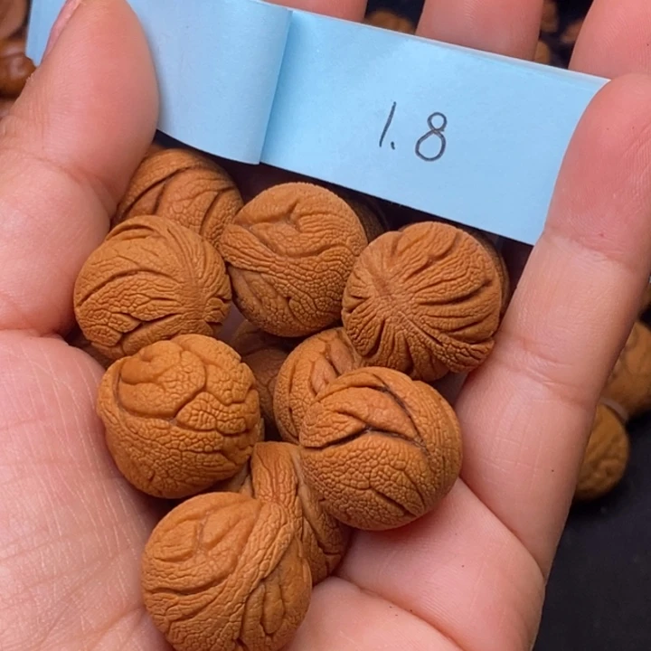 秦岭龙纹桃核14颗