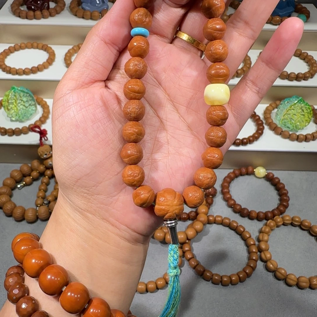 猴头核桃手串韩*凤眼手持