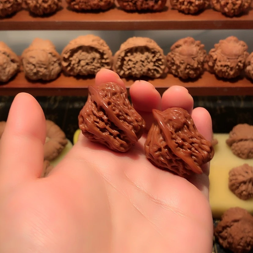 【闪购商品】文玩核桃把件月**水小鸟