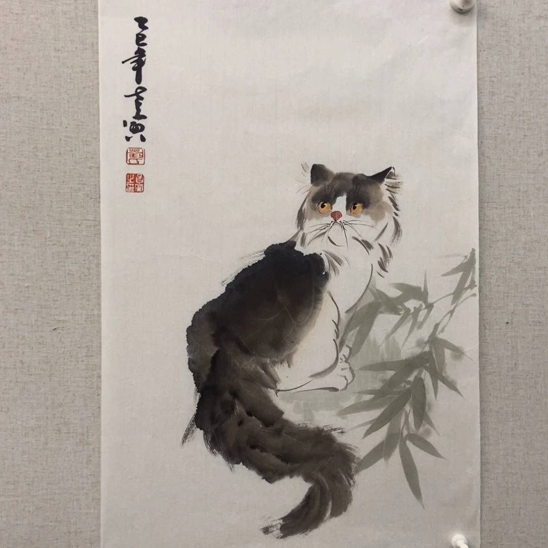 国画墨鱼精品墨鱼精品