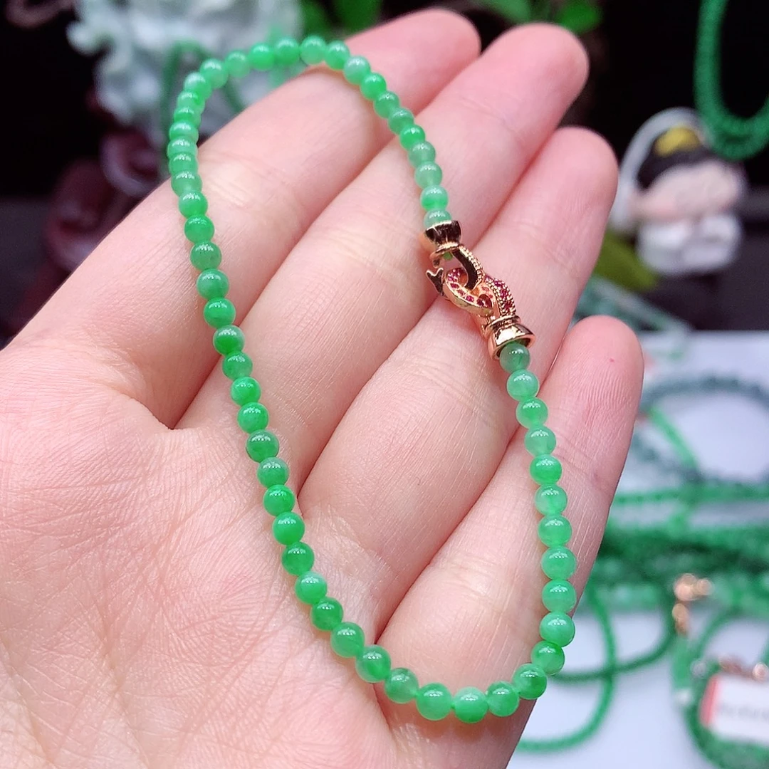 翡翠未镶嵌手链翡翠